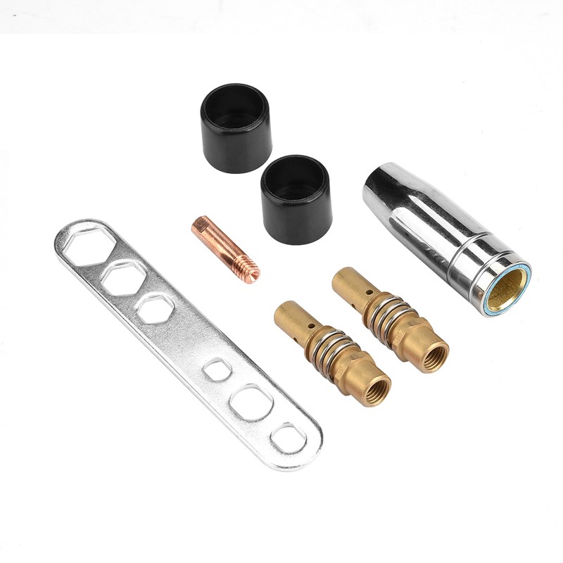19Pcs/set MIG/MAG Welding Contact Tips 0.8 Gas Nozzle Tip Kit