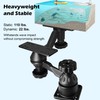 WINDFRD Aluminum Dual Graph and Fish Finder Mount Screen Bracket