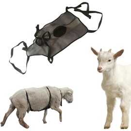 Goat Anti Breeding Apron – Adjustable Anti-Mating Skirt for Goats and Sheep, Livestock Bellyband Harness for Bucks, Sheep Control Clothing, Farm Animal Supplies