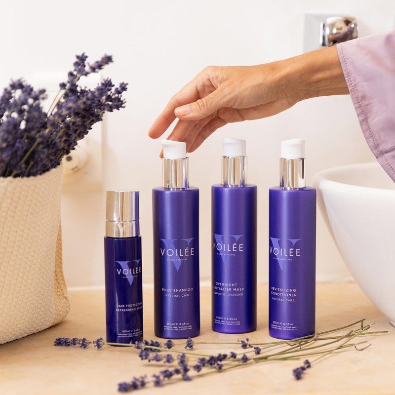 VOILÉE Overnight Revitalizer Maske, 2-in-1 Pflegespray und Haarparfum, Jasmin &