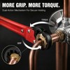 6 Pcs Angle Stop Wrench Kit with 1/2" Compression Sleeve