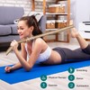 Yoga Strap Premium Athletic Stretch Band with Adjustable Metal D-Ring