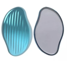 Femica - Cepillo eliminador de Vello sin Dolor - Depiladora Magica exfoliante Indolora - Belleza Corporal Reutilizable - Segura sin Dolor para Hombres y Mujeres - (Azul)