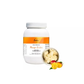100% Pure All Natural Cold   Mango Butter 100% Pure - 48 oz/ 3 lb
