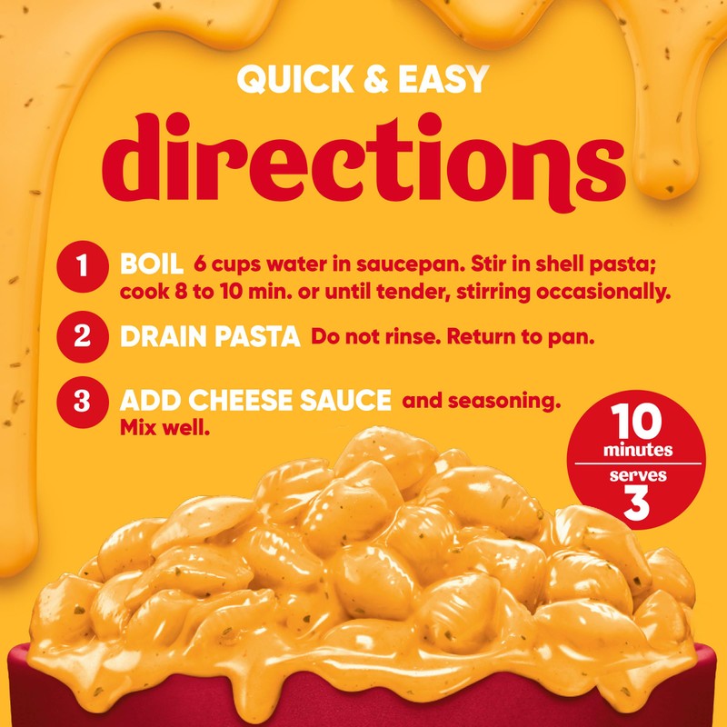 Velveeta Shells & Cheese - Pizza Flavor (10.9 oz Box)