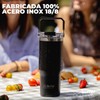BUFFER FLASK - Vaso Termico 800ml - Termo Acero Inoxidable,