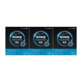 Nutricore Hypercell Supercritical Vitamin K2 300mg x 30 tablets x 3 boxes / 뉴트리코어 하이퍼셀 초임계 비타민 K2 300mg x 30정 x 3박스