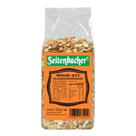 Seitenbacher Müsli geröstet I mit Honig I Vollkorn I Granola I Crunchy I (1x 400 g)