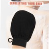 FOMIYES 2pcs Exfoliating Gloves Bath Shower Scrubber Dead Skin Remover