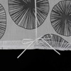 SCHOAL Roman Blind No Drilling Required Burnout Curtains Transparent Eyelet