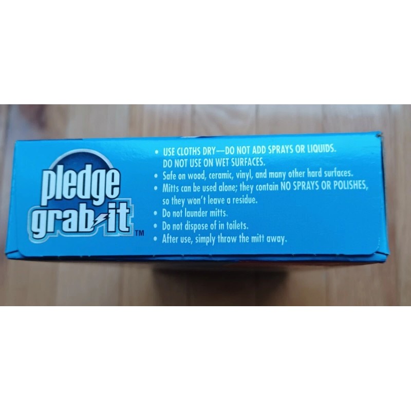 Pledge Grab It 12 Ct Dry Unscented Hand Dusting Mitts