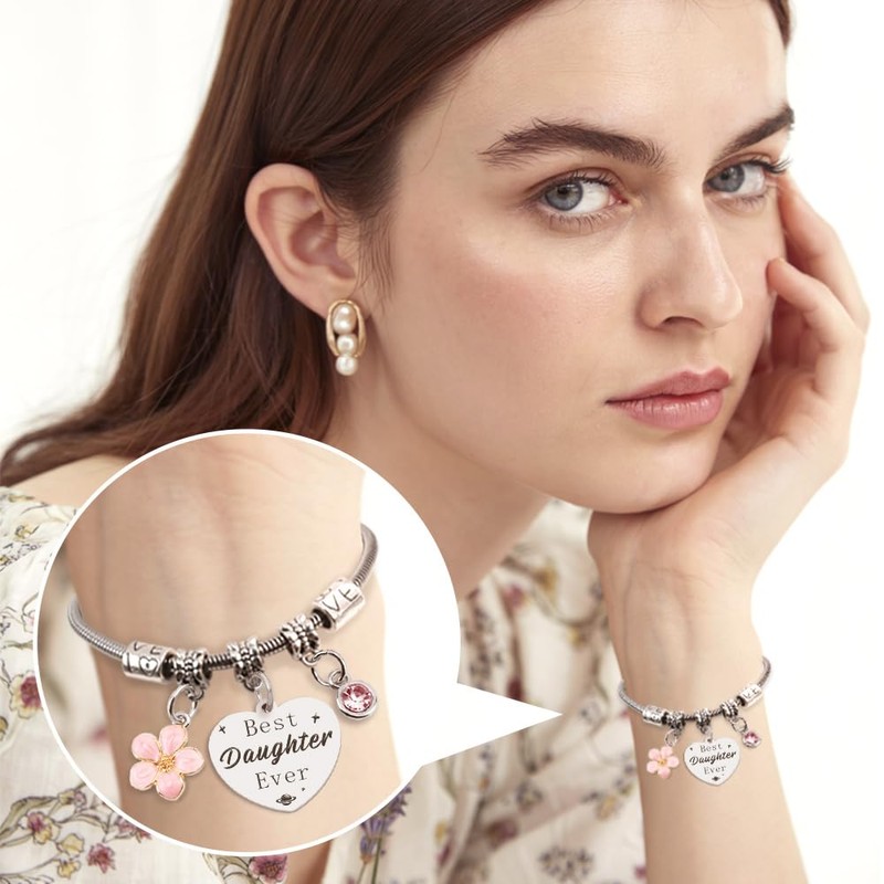 coTaSiEY Daughter Gifts, Best Daughter Valentines Birthday Christmas Appreciation Graduation