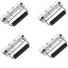 Pack of 4 Folding Handles, Stainless Steel Hardware Boxes, Spring-Loaded