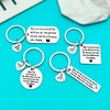 Ximalun 20 Pcs Thank You Gifts Appreciation Keyring Make a