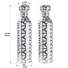 Ceramics Vases Set of 2, 24.4 inch Tall Floor Vases
