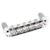 Nickel-plated Copper-zinc Alloy Tremolo Vibrato Tailpiece Bridge Set for Mustang