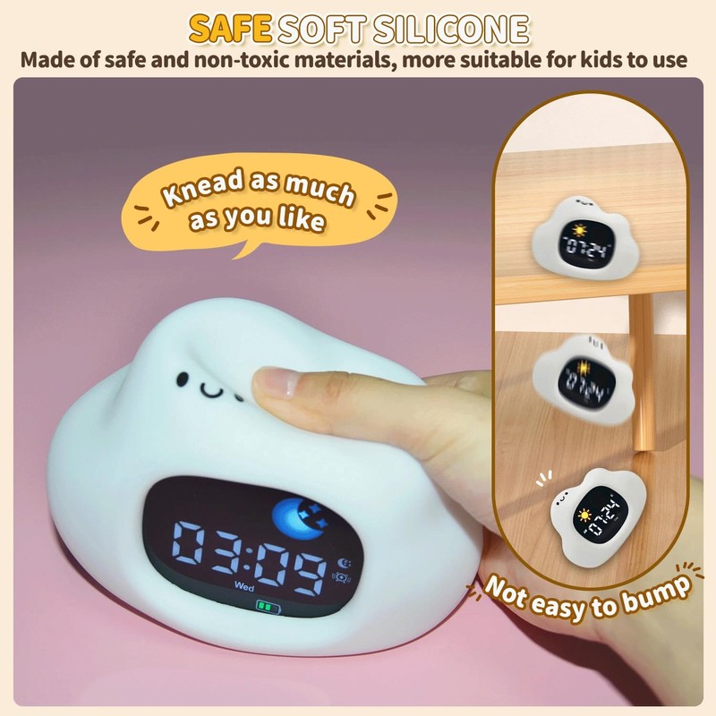Digital Sunrise Alarm Clock with White Noise Machine – Night
