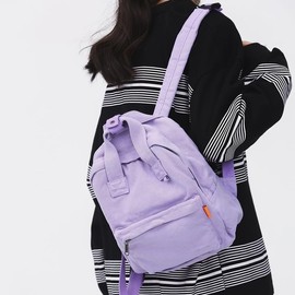 MaxxCloud Vintage Denim Laptop Backpack Casual Canvas Daypack Handbag Purse Lightweight Rucksack Shoulder Bag, Mini Lavender, Standard, Classic