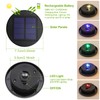 Solar Lights Replacement Top Panel Lantern: Warm White and RGB