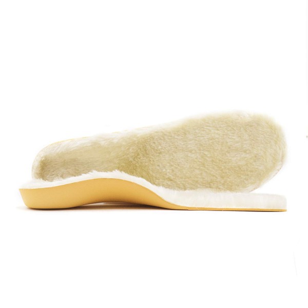 Wool Insoles with Arch Fit Soles Sheepskin Shoe Inserts Replacement Insoles for Women Men Universal for Boots Cozy, XS