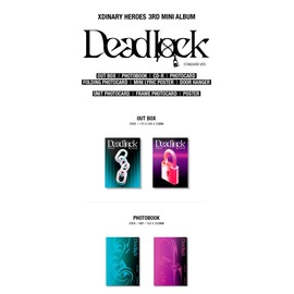 Xdinary Heroes Deadlock 3rd Mini Album CD+POB+Photobook+Photocard+Lyric poster on pack+Tracking Sealed (Full SET(Standard 2 Version+Compact 6 Version))