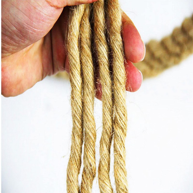 Twisted Manila Jute Rope (1 Inch x 100 Feet) Natural
