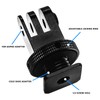 Aluminum Alloy Cold Shoe Tripod Mount Adapter for Action Cameras,