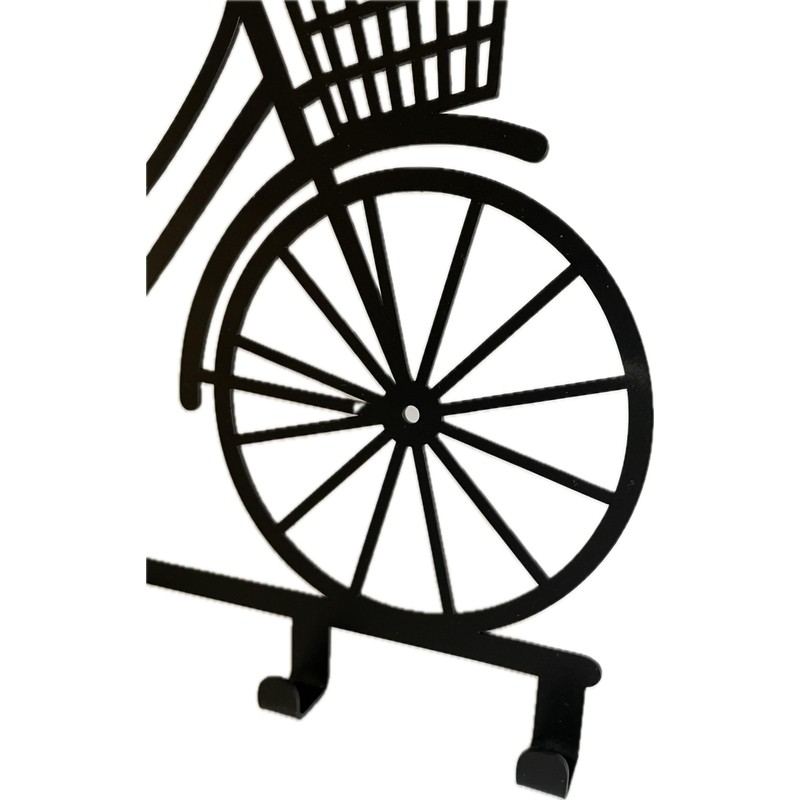 khevga Bicycle Design Hallway Coat Rack with 5 Hooks Wall