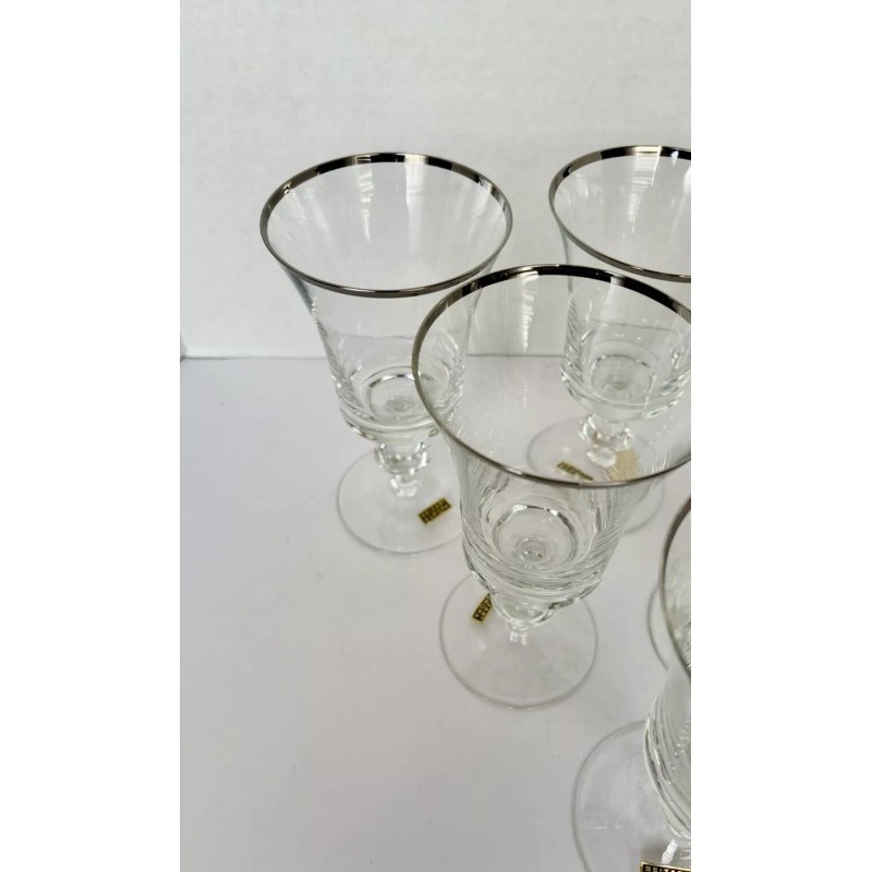 Gorham Lot Of 7 First Lady Reizart Europa Crystal Platinum
