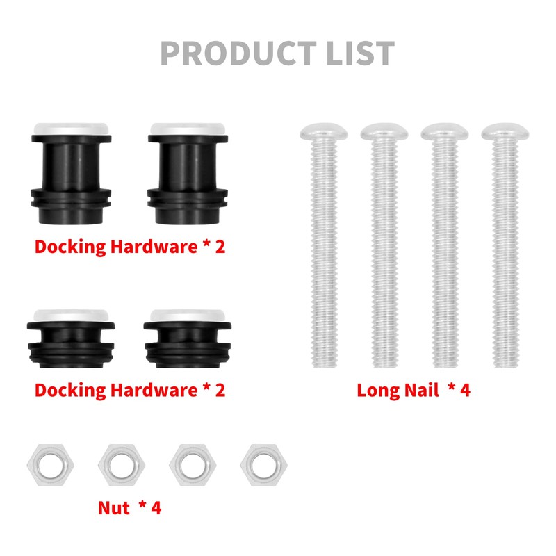 HDBUBALUS Motorcycle Sissy Bar Backrest Detachable Backrest Docking Hardware Mounting
