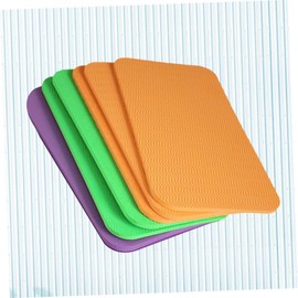 Veemoon 6pcs Exercise Matts for Floor Padded Yoga Mat Flooring Knee Pads Yoga Fitness Accessories Yoga Knee Elbow Small Mat Yoga Sitting Pad Kneeling Cushion Fitness Equipment Elbow Pads