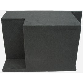 Compatible with Ford Mustang Coupe 2005-2014 Single 10" Subwoofer Trunk Corner Sub Box Speaker Enclosure