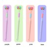 Pack of 2 3 4 Three Sided Toothbrushes Soft Bristle