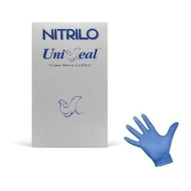 UniSeal Guantes De Nitrilo Uniseal 100pz ( Grande )