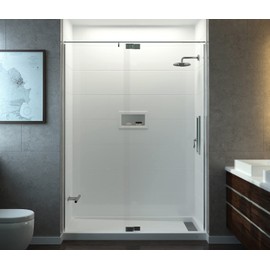 Sanliv Shower Foot Rest, Bathtub Foot Ledge for Shaving Legs, Wall Mounted Shower Step, Knurled Brass Bar Footrest in Polished Chrome