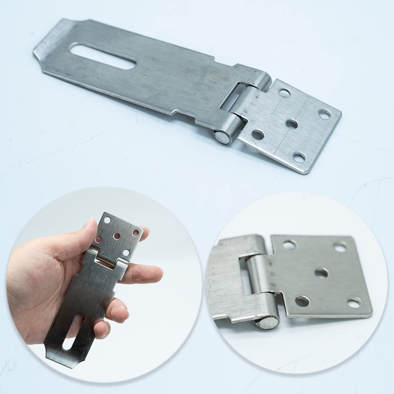 Door Padlock Hasp, 4 Inch Stainless Steel Padlock Hasp and