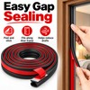 6M Self-Adhesive Door & Window Seal Strip – Hollow TPE