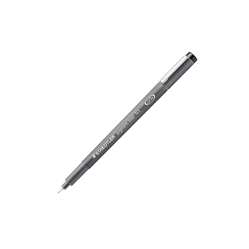 STAEDTLER 308 Pigment Liner Fineliner Pen - 0.1mm - Black