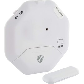 SCHWAIGER -5477- Glass Break Alarm Window | Glass Break Alarm Slim | Glass Break Sensor | Siren | Burglary Protection | Window Lock