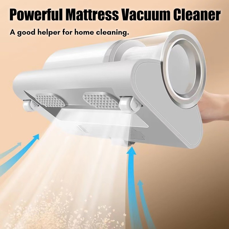 Compact Mattress Vacuum Cleaner Cordless Handheld UV Cleaner Built-in Battery