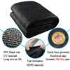 Vocray 90% Black Shade Cloth, 6.5X15Ft Garden Sun Shade for