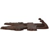 AB Tools Cast Iron Rustic Two Horse Coat Hook Home
