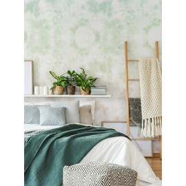 Tie Dye Abstract Mural Wall Art Wallpaper - Peel and Stick (2 Sheet Pack (2x9 feet), Sunset)