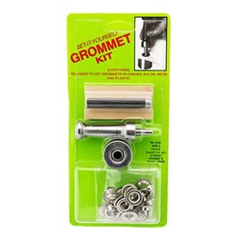 C.S. Osborne Set-It-Yourself Grommet Kit K231-2, 3/8" Hole, W/Nickel Grommets