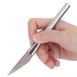 Bruñidor de ágata con filo de cuchillo, cuchillo de bruñidor de ágata con cierre de bisel, conveniente pulido seguro de diferentes formas para joyas de oro, platino, plata esterlina