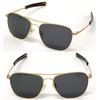 PP (Phenol Phthalein) Sunglasses, Pilot Sunglasses, Unisex, Metal Frame, Straight