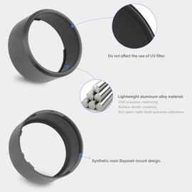 Haoge LAR-GR3X Lens Filter Adapter Ring for RICOH GR3X/GRIIIX Digital Camera for GT-2 GW4 Wide Conversion Lens replaces GA-2 With 49mm Filter Hole