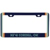 New Cordell Oklahoma Car Metal License Plate Frame Retro Design