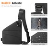 WANDER PLUS Anti Theft Crossbody Bag, Shoulder Bag Anti-theft Design