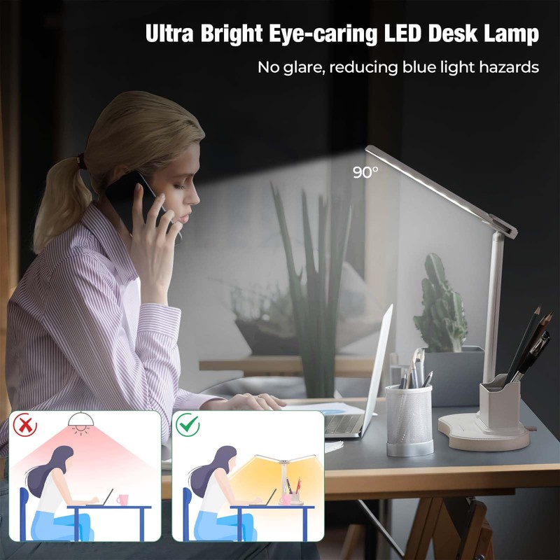 Vinabo Desk Lamp LED Table Lamp, LED Desk Lamp Eye